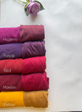 instant jersey hijab with tube band multi colors magenta purple red maroon mustard anti slip ready to wear hijab