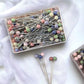 Pastel hijab pins box of 100 by Aynn Alif Pakistan featuring soft coloured scarf pins for everyday hijab styling.