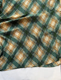 teal printed lawn pleated hijab airy lightweight summer hijab