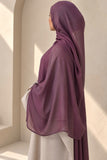 Extra large Purple modal hijab in soft and breathable modal fabric