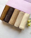 Brown beige ribbed jersey hijab set earth tone soft stretchable modest wear