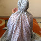 Silver grey namaz chaadar wudu friendly elastic sleeves head soft breathable full coverage prayer chadar Pakistan