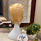Skin Green ruched tie back hijab cap made from soft breathable jersey with full head coverage and adjustable tie-back by Aynn Alif.