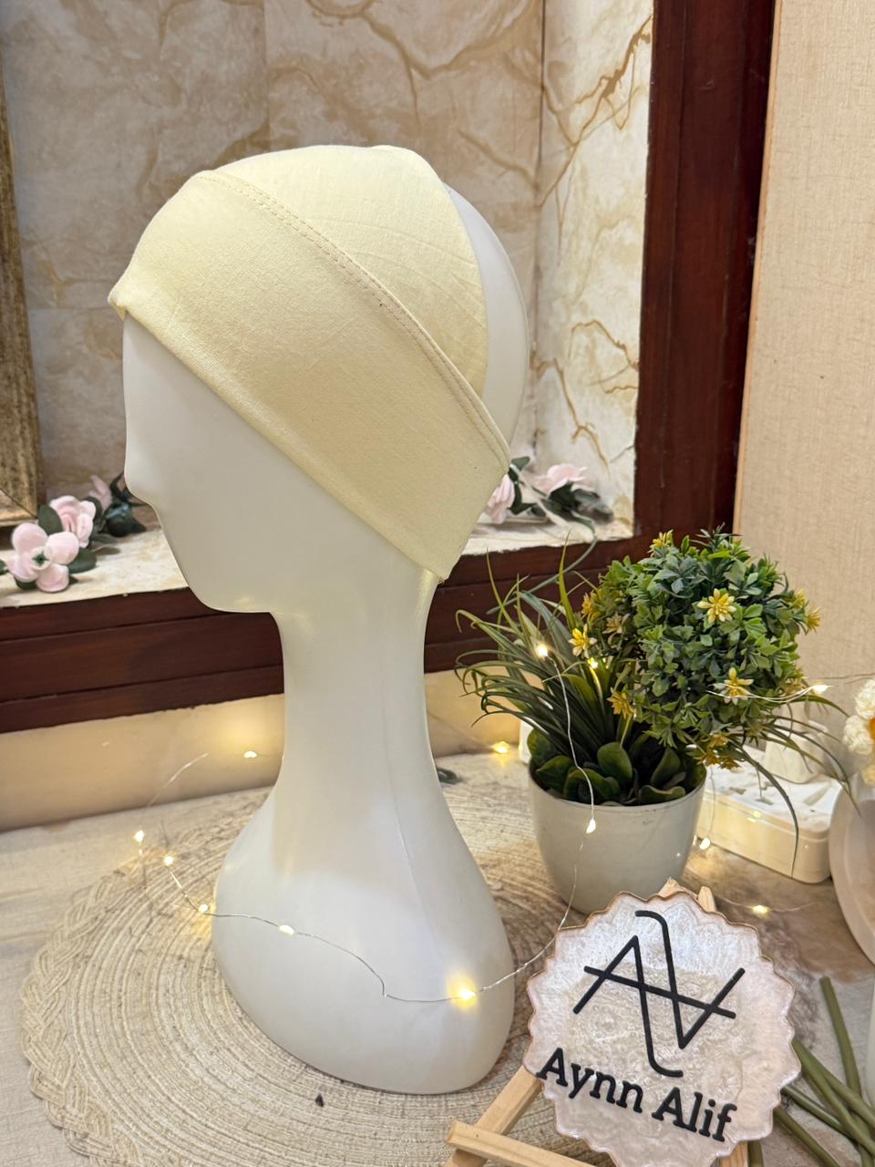 Vanilla tube underscarf band lightweight hijab base