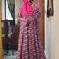 Pink Striped Abbaya