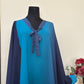 Ombre blue kaftan abbaya