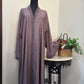 Front Open Stones Studded Abbaya