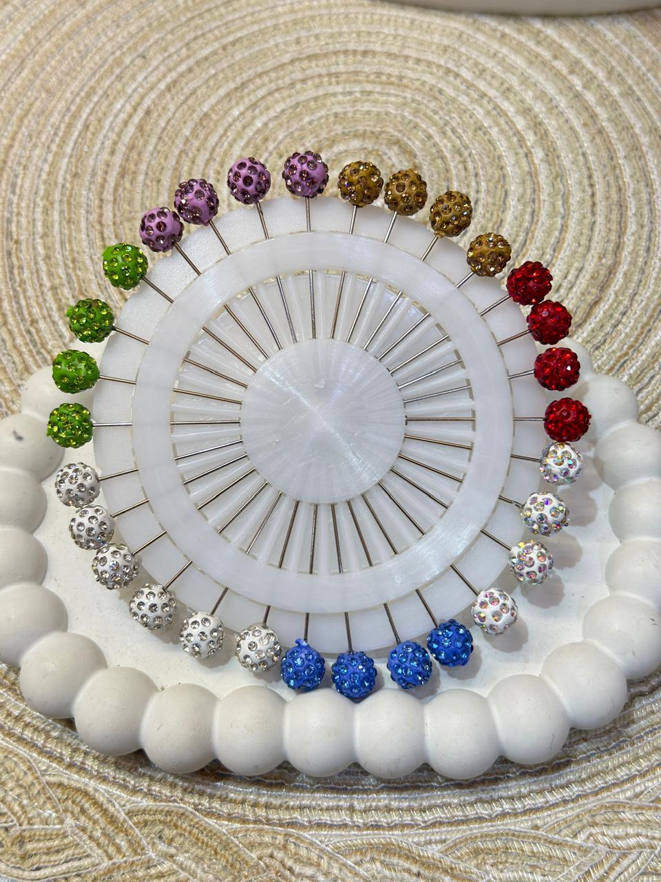 Ball Stones Studded Pins