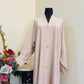 Front Open Crushed Nidah Abaya