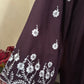 Embroidered Front Open Abaya