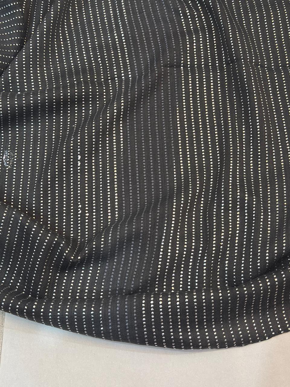 Turkish Lawn Hijab With Silver Embossed