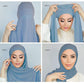 Instant Hijabs With Tube Band Attached