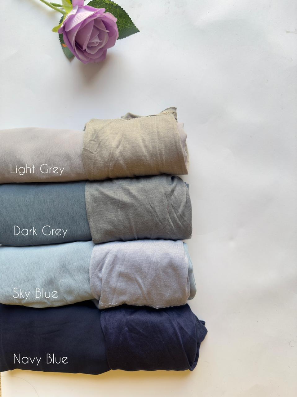 Instant Hijabs With Tube Band Attached