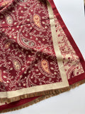 Reversible Woolen Jamawar Wrap