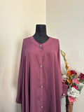 Tan Rose Kaftan Abbaya