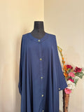 Navy Blue Kaftan Abbaya