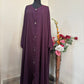 Plum Kaftan Abbaya