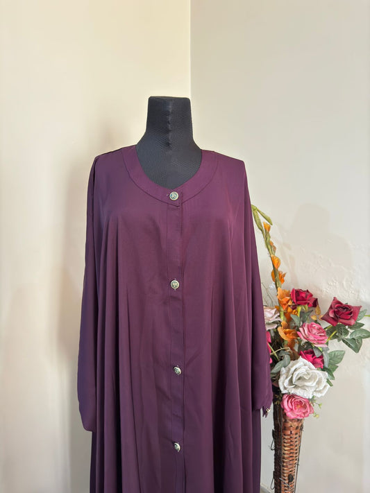 Plum Kaftan Abbaya