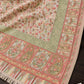 Sand Beige& Sage Green- Kashmiri Kani Mini Shawl