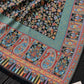 Multi Black-Kashmiri Kani Mini Shawl
