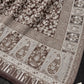 Mocha Brown- Kashmiri Kani Mini Shawl