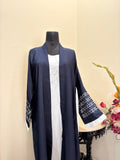 Laser Cut Kimono Abaya