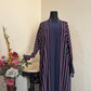 Striped Kimono Abaya