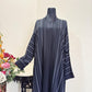 Striped Kimono Abaya