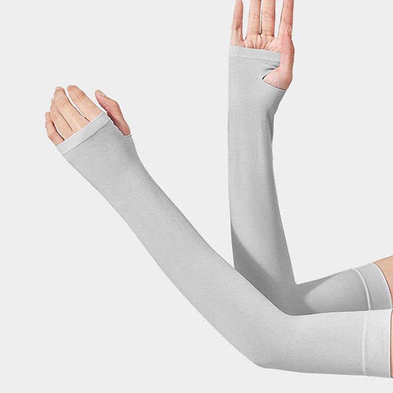 Grey Jersey Thumbhole Sleeves