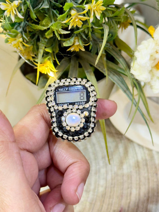 Pearly Stones Studded Tasbeeh Counter