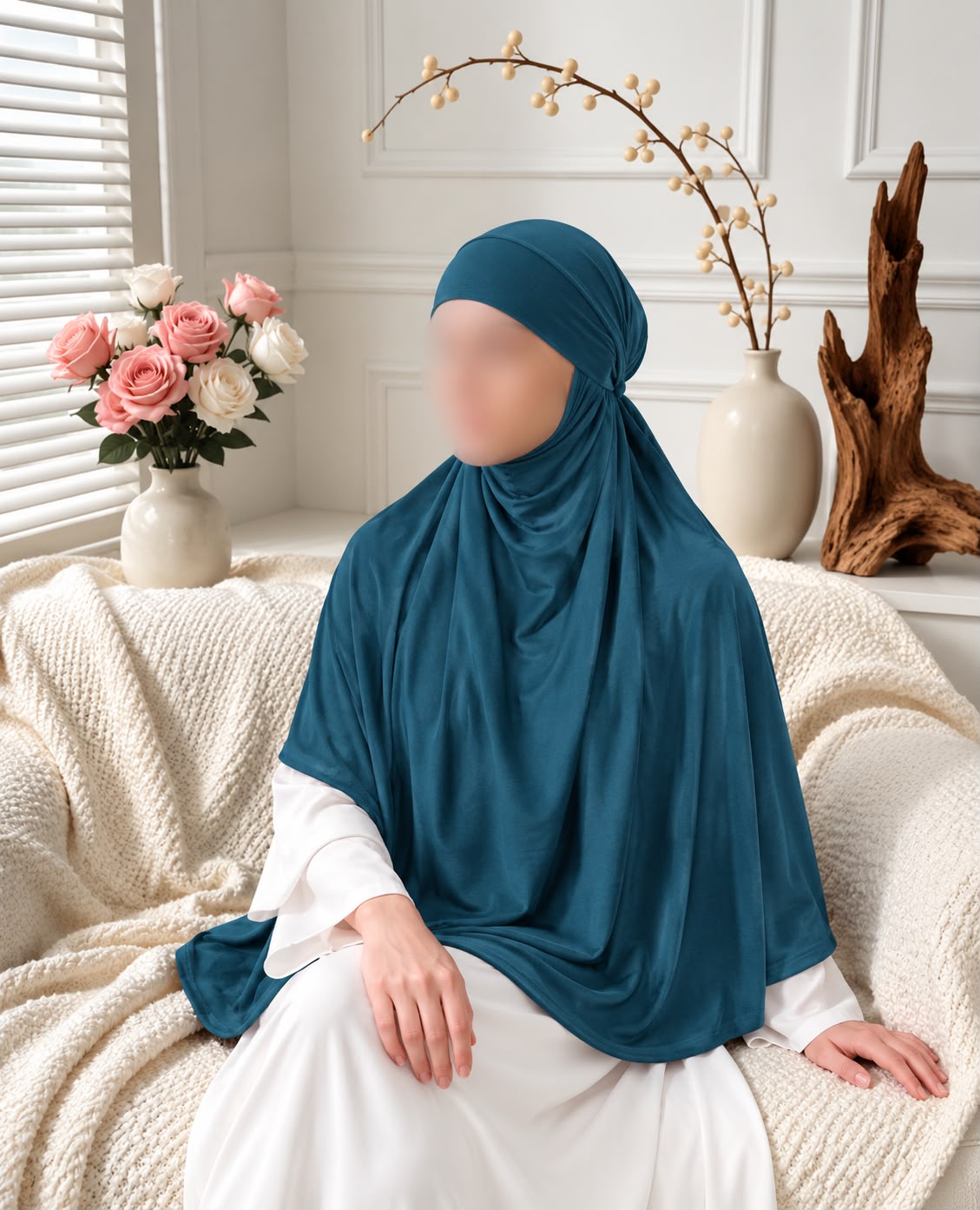 Zinc Blue Jersey Adult Makhna / Ehram