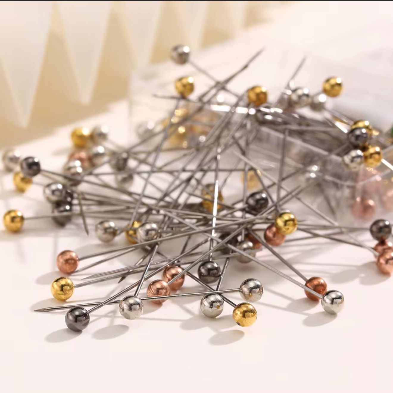 Mix Metallic Hijab Pins|Box Of 100 Pins