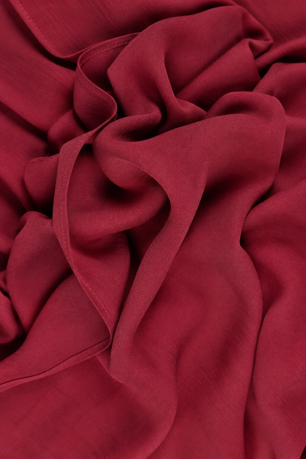 Berry Red- Plain Modal Hijab