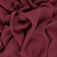 Maroon- Plain Modal Hijab — Extra Large