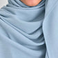 Powder Blue- Plain Modal Hijab