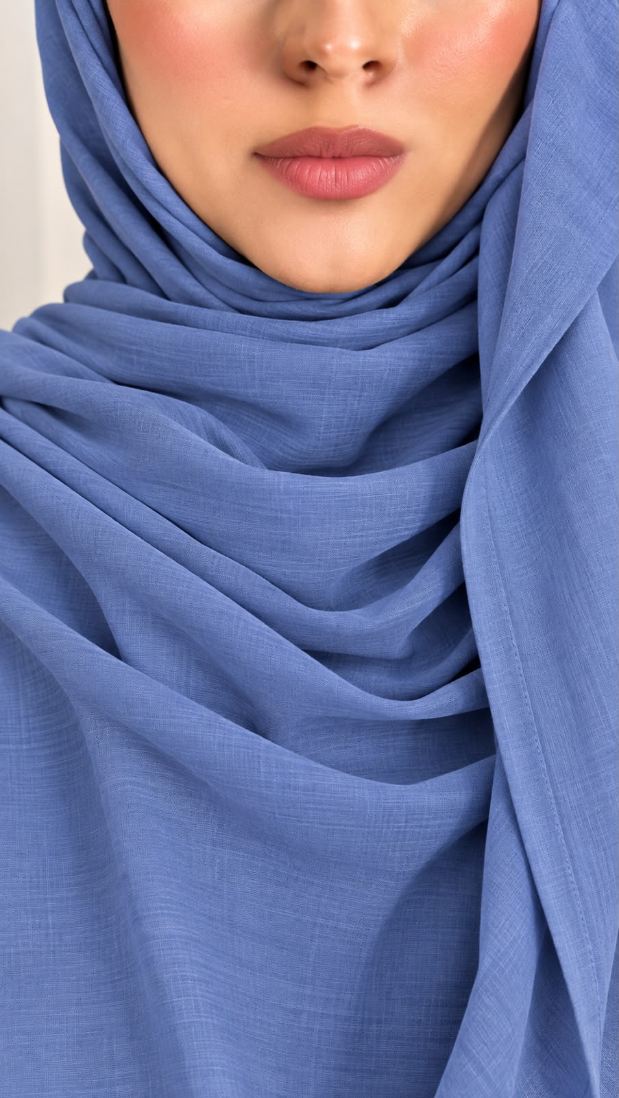 Steel Blue- Plain Modal Hijab