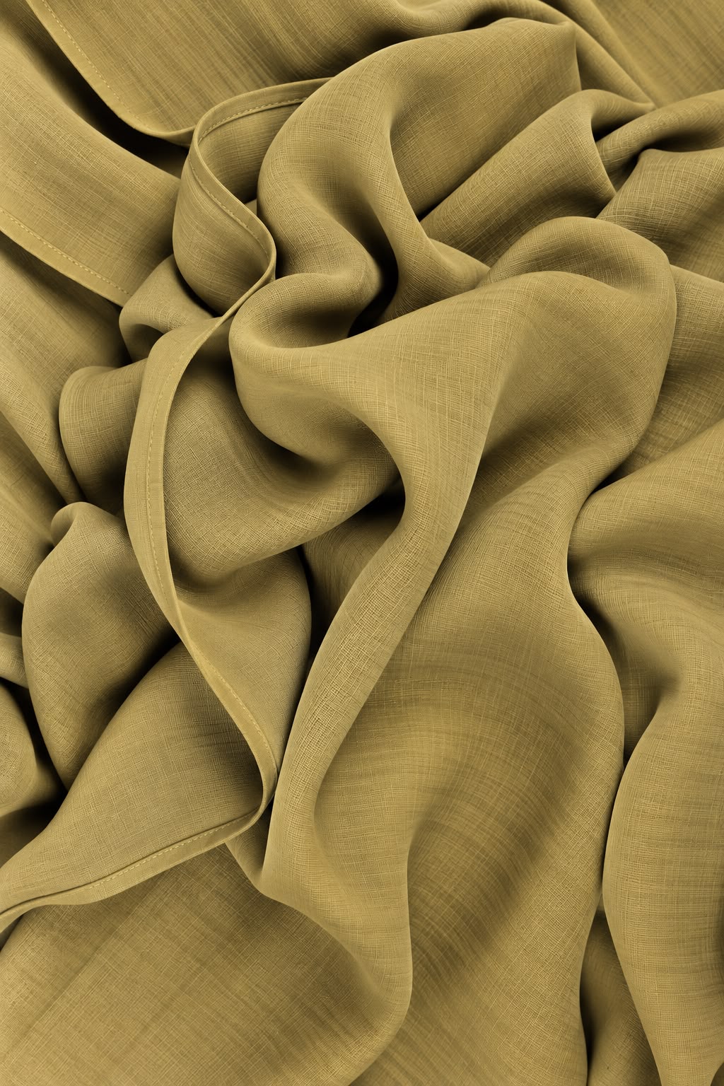 Olive Green- Plain Modal Hijab