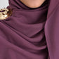 Purple- Plain Modal Hijab — Extra Large