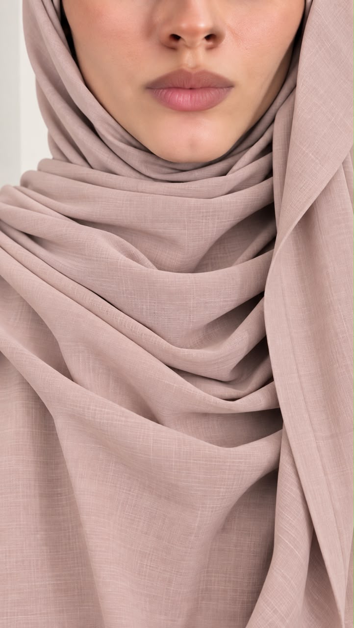 Indian Pink-Plain Modal Hijab