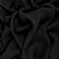 Jet Black- Plain Modal Hijab