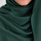 Dark Green- Plain Modal Hijab