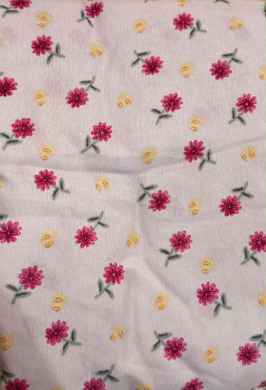 Blush Ivory Floral Print Lawn Namaz Chaadar