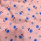 Peach Pink Blue Floral Print Lawn Namaz Chaadar