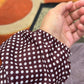 Maroon Polka Dots Namaz Chaadar
