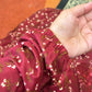 Maroon Floral Namaz Chaadar