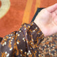 Dark Brown Floral Namaz Chaadar