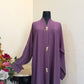 Front Open Crushed Nidah Abaya