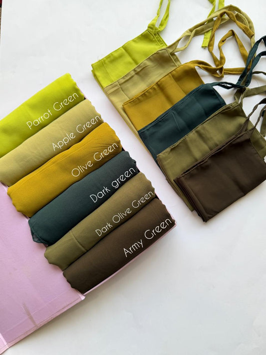 Chiffon Georgette Hijab Niqab Sets