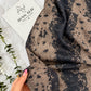 Taupe Black Floral Lattice Print Modal Lawn Hijab