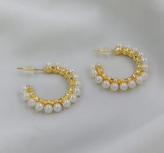 Pearl Hoops